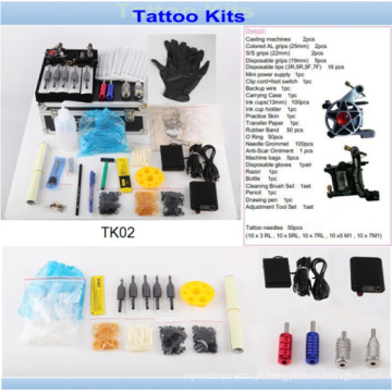 Venda Por Atacado Profissional Kit Tattoo Profissional Com Qualidade Marca Tk02
